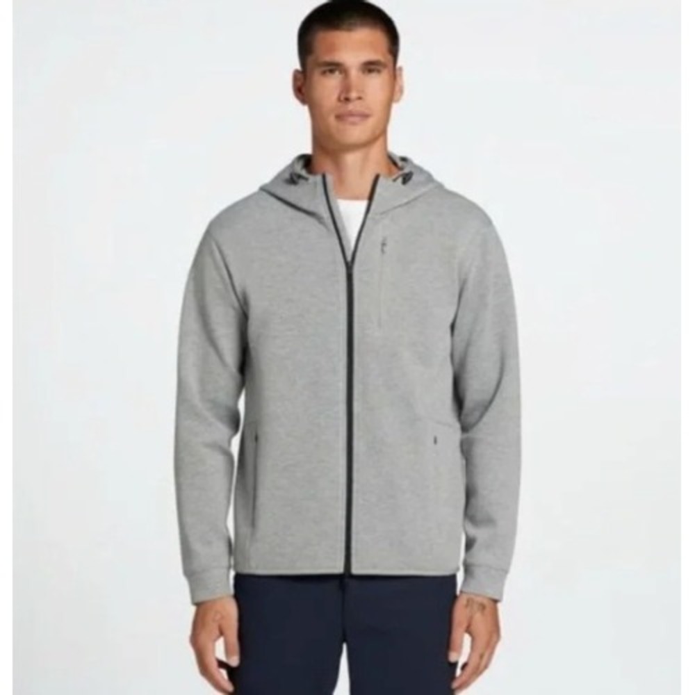 VRST Full Zip Hoodie Mens Small Gray NWT Tech Fleece Jacket RN104141